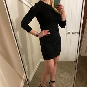 Calvin Klein Black 3/4 Sleeve Sheath Dress
